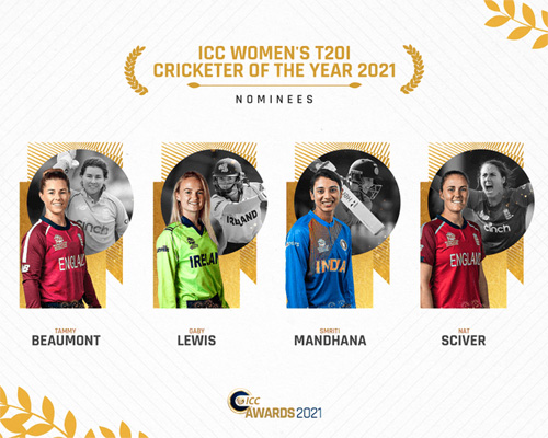 ICC Women T20 Player of The Year आईसीसी ने महिला टी20 प्लेयर ऑफ द ईयर के लिए 4 खिलाड़ियों को चुना