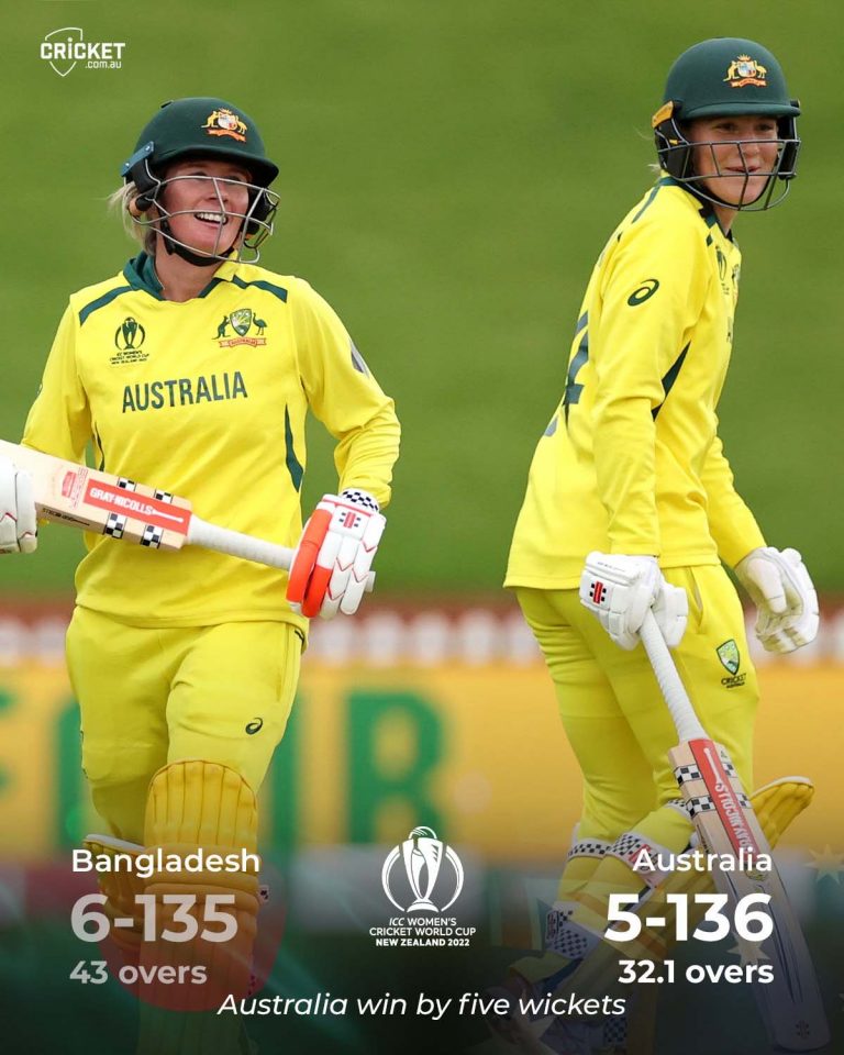 Womens World Cup 2022 AUS vs BAN: बांग्लादेश की एक और शर्मनाक हार, ऑस्ट्रेलिया ने 5 विकेट से किया चित्त