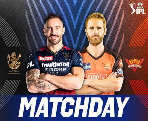 IPL 2022 में SRH और RCB की भिड़ंत, SRH ने Toss जीतकर पहले बॉलिंग चुनी