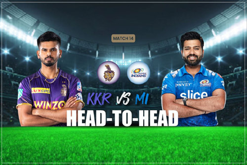 KKR vs MI Head To Head Records 29 बार भिड़ीं दोनों टीमें, 22 बार जीती मुंबई