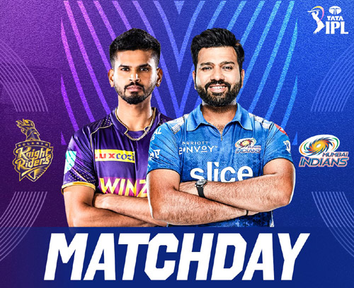 MI vs KKR 14th IPL Match Toss कोलकाता ने जीता टॉस, पहले बॉलिंग का फैसला