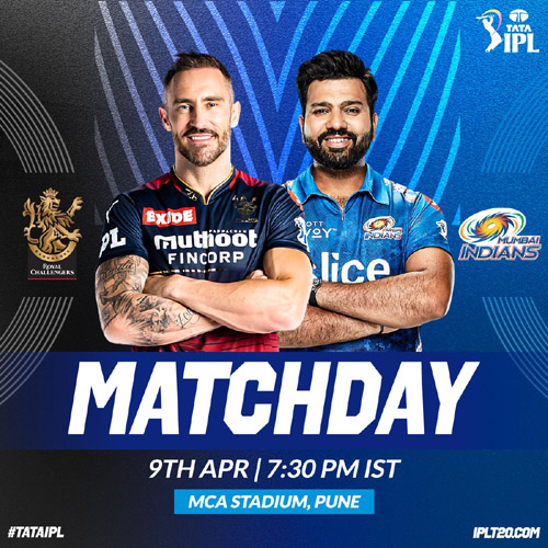 MI vs RCB 18th Match Live Toss RCB ने जीता टॉस, पहले बॉलिंग का फैसला