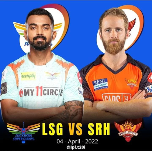 IPL 12th match LSG vs SRH : आज 12वें मुकाबले में आमने सामने होंगी लखनऊ सुपर जायंटस और सनराइजर्स हैदराबाद, मुकाबला जितने के इरादे से उतरेगी केन विलियमसन की यह टीम