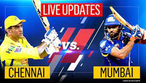 6 ओवरों के बाद Mumbai Indians का स्कोर 43-3