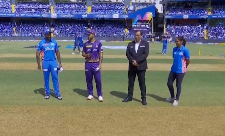 MI vs KKR : मुंबई ने टॉस जीत पहले गेंदबाजी करने का किया फैसला , जाने प्लेइंग 11