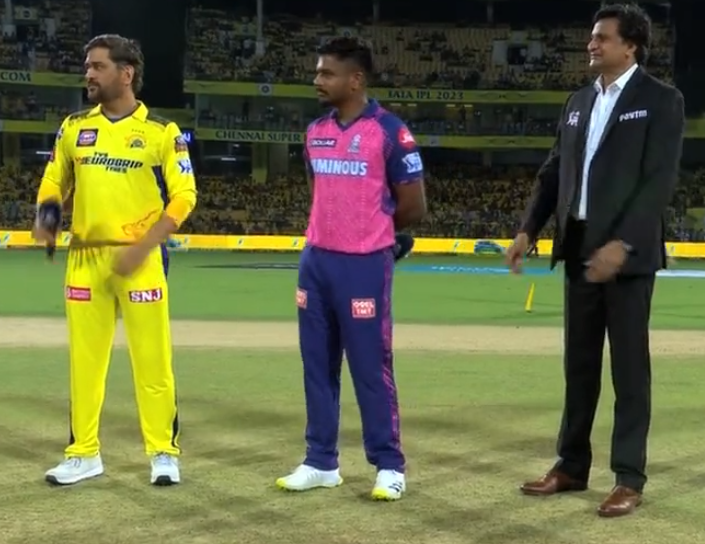 CSK vs RR: चेन्नई ने जीता टॉस, जानें प्लेइंग-11