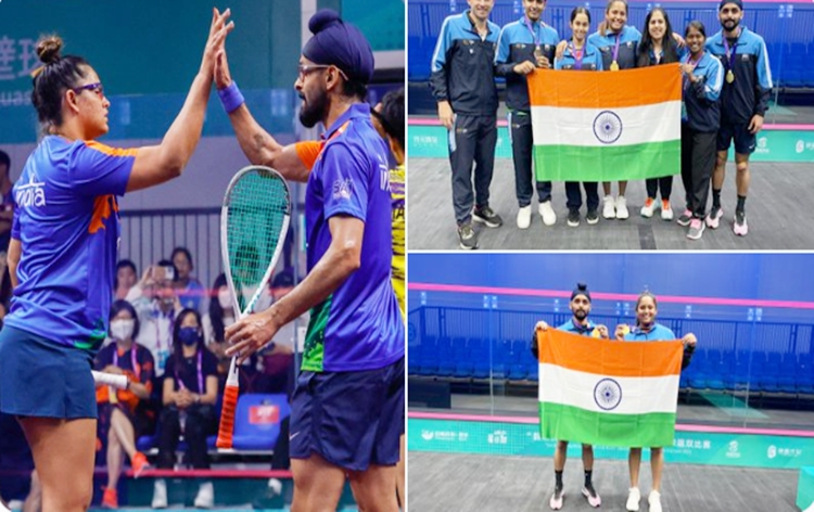 Asian Mixed Doubles Squash Championships: भारतीय जोड़ी दीपिका और हरिंदरपाल ने जीती एशियाई मिश्रित युगल स्क्वॉश खिताब